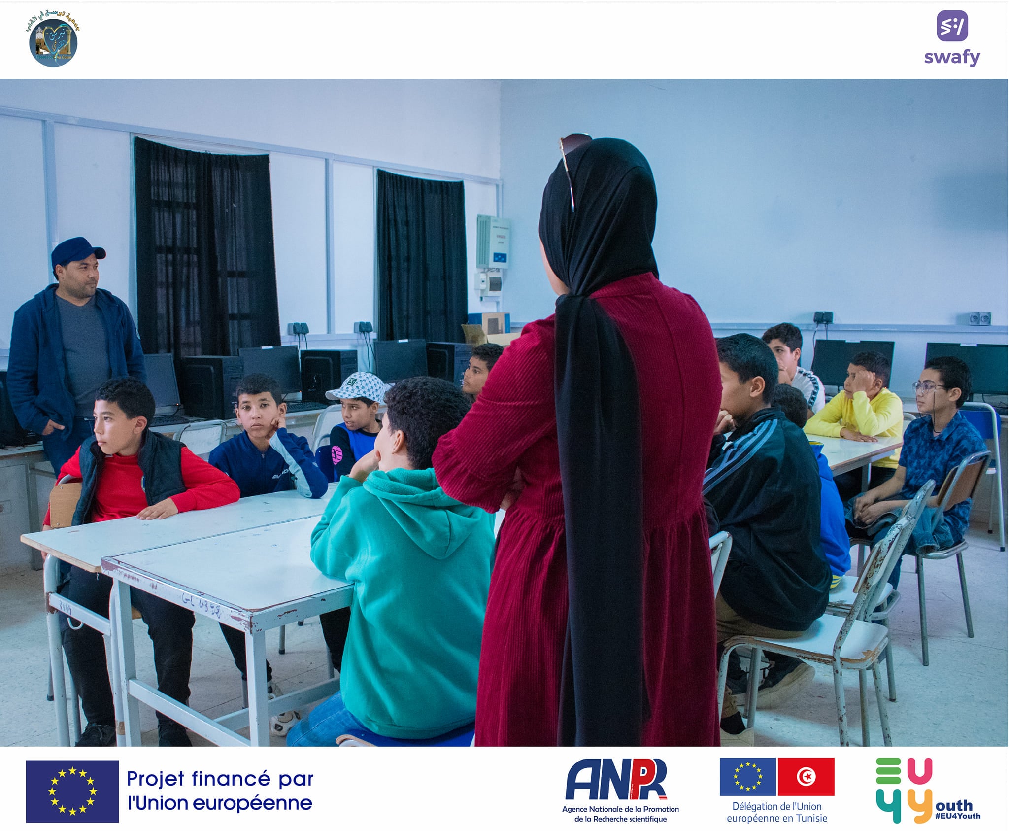 🔴🔴🟢 #Inauguration_Innovante : Découvrez le Troisième Club de Robotique "🤖 The Best ROBOT" au Collège #Mahmoud_Messadi de Téboursouk ! - Image 4